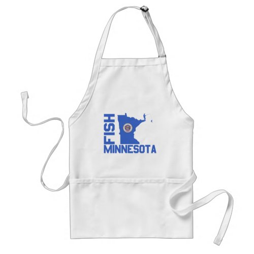 Fish Minnesota Adult Apron