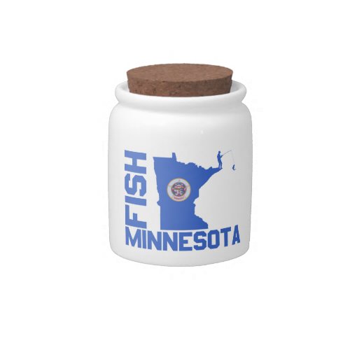 Fish Minnesota Candy Jar