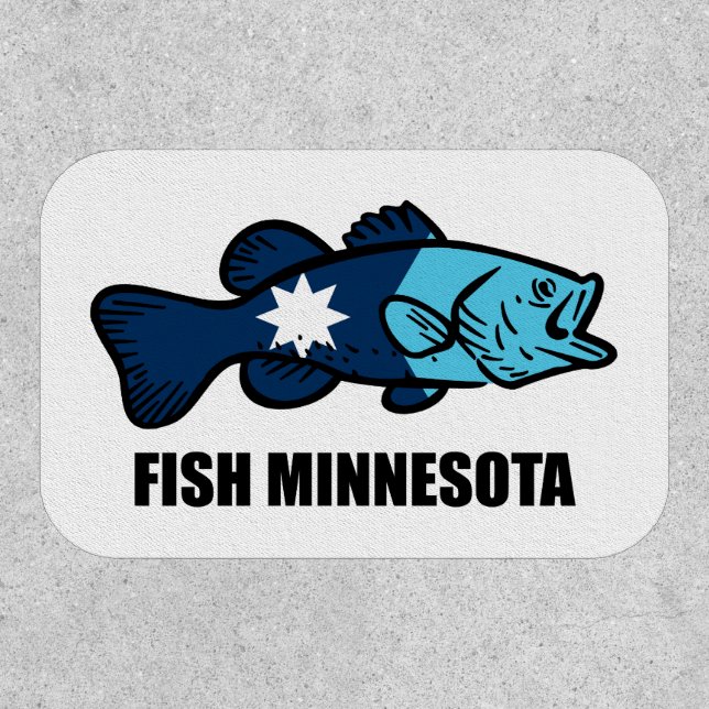 Fish Minnesota Patch (Front)