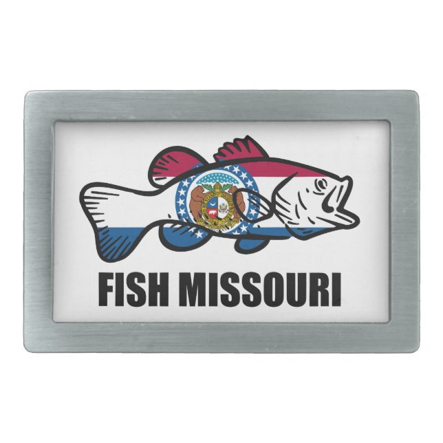 Fish Missouri Belt Buckle (Front)