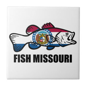 Fish Missouri Ceramic Tile