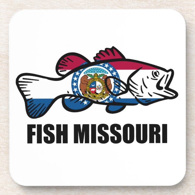 Fish Missouri Drink Coaster (Front)