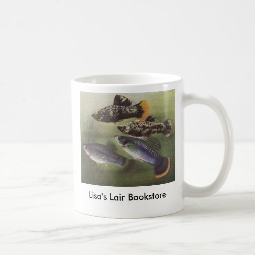Fish _ Mollies _ Poecilia sphenops Bookstore Promo Coffee Mug