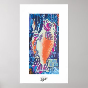 Fish Monger Poster by andyhowell at Zazzle
