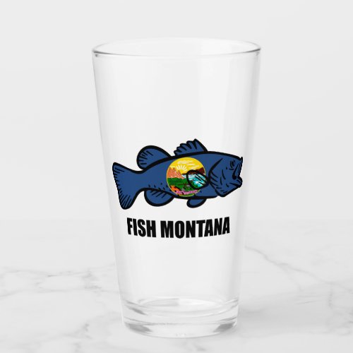 Fish Montana Bass Glass