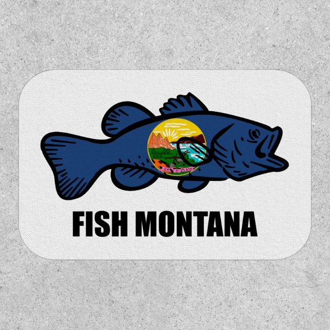 Fish Montana Bass Patch (Front)