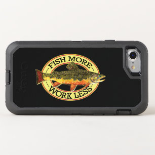 FISH MORE - WORK LESS OtterBox DEFENDER iPhone SE/8/7 CASE
