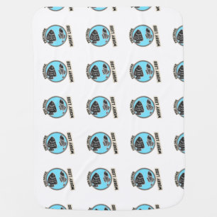 Fish More Worry Less Baby Blanket
