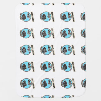 Fish More Worry Less Baby Blanket
