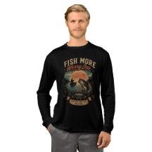 'Fish More Worry Less' Vintage