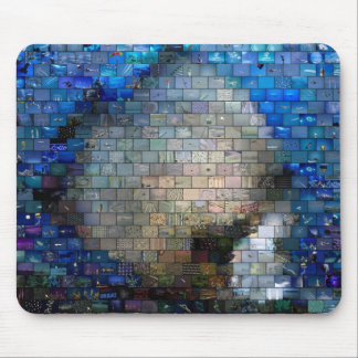 Fish Mosaic Mouse Pad