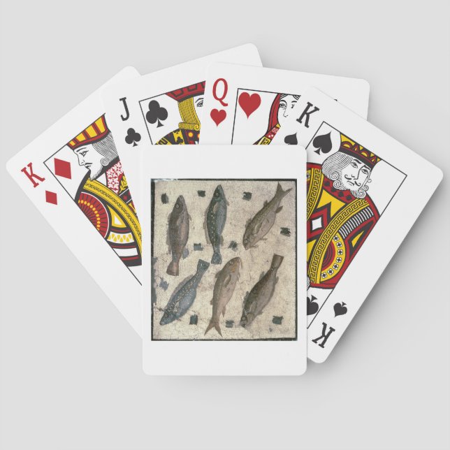 Fish (mosaic) poker cards (Back)