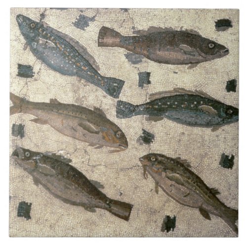 Fish mosaic tile