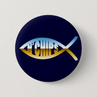 Fish N'Chips Pinback Button