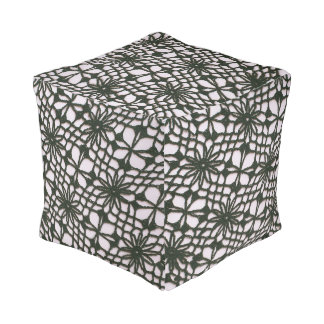 Fish Net Style Pouf