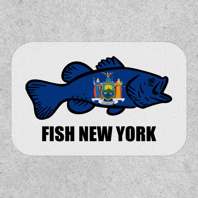 Fish New York Bass Patch (Front)