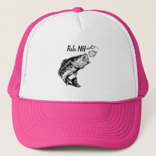 Pink Fish Hats & Caps