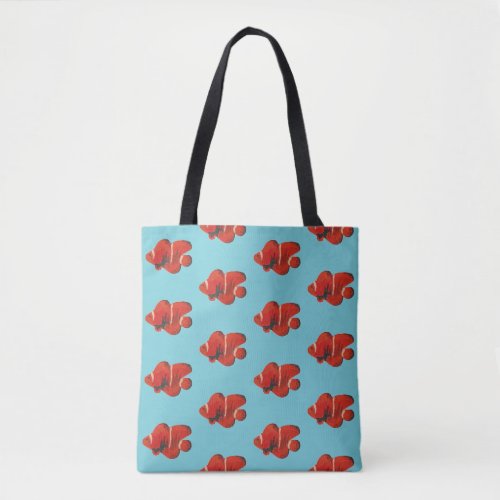 Fish Ocean Clownfish Print Tote Bag