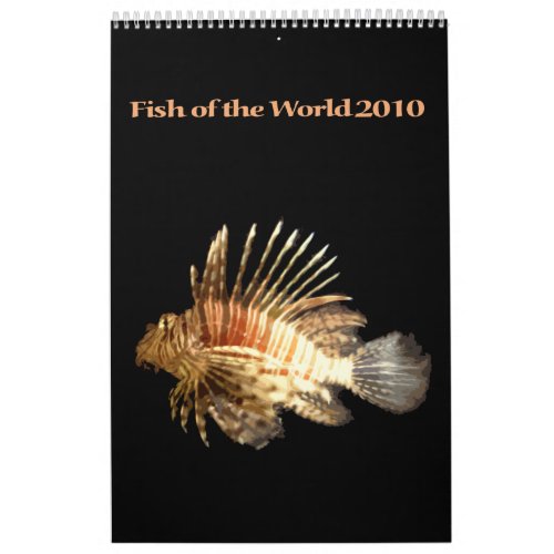 Fish of the World 2010 Calendar