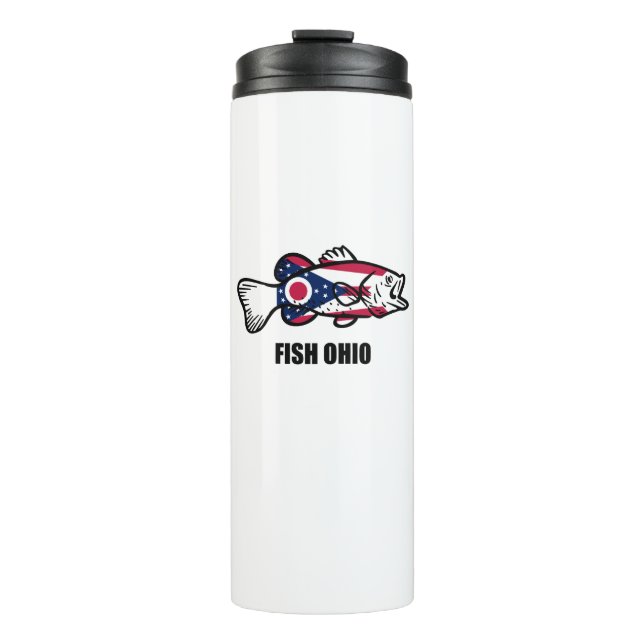 Fish Ohio Thermal Tumbler (Front)