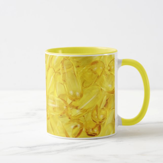 Fish Oil Ceramic Mug (Right)