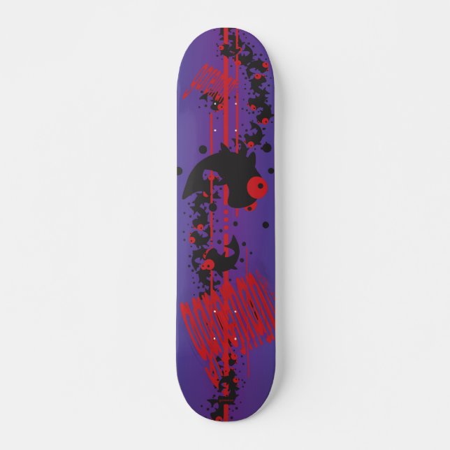 fish oil skateboard deck (Front)