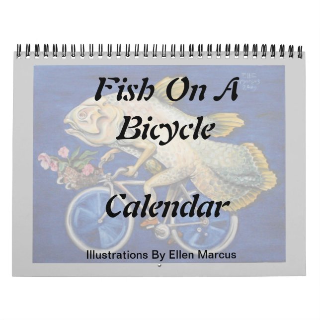Fish On a Bicycle Calendar (Cover)