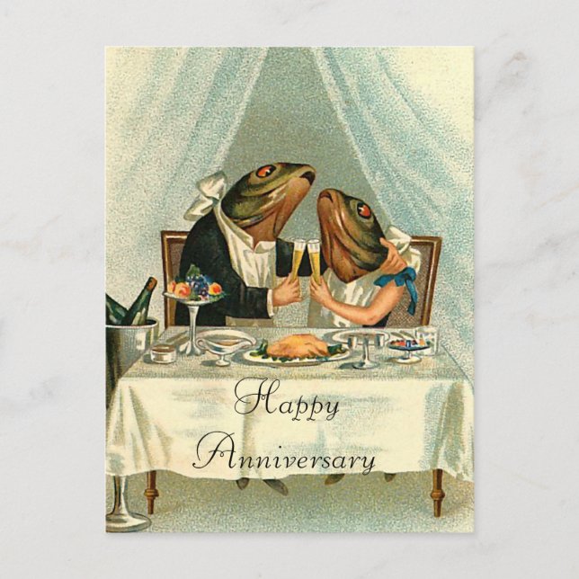 Fish on a Date Postcard (Front)