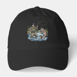 Fish on Fishing Hat