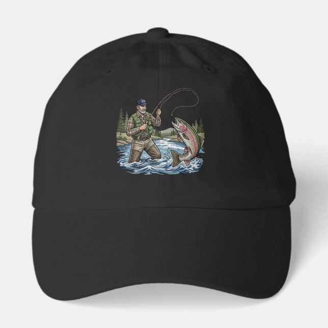 Fish on Fishing Hat (Front)