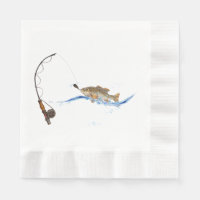 fish on fishing line