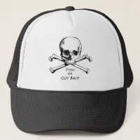 Fish Bones Trucker Hat, Zazzle