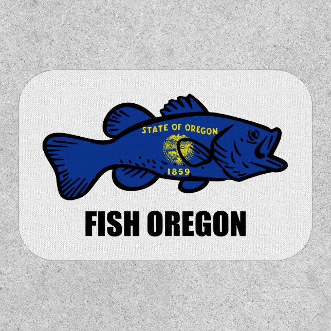 Fish Oregon Patch (Front)
