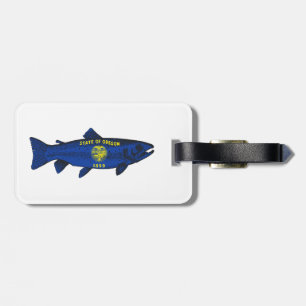 Fish Oregon Trout Luggage Tag