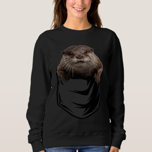 Fish Otter  Giant Otter Sweatshirt