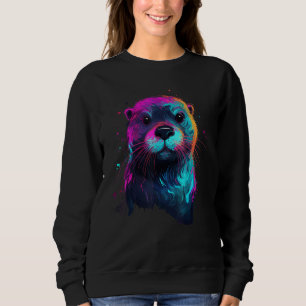 Fish Otter Sea Otter Animal Otter  Bundle Otter Sweatshirt