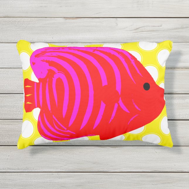 Fish Outdoor Pillow (Front)
