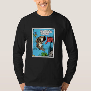 Fish Outrageous Water Bill Fishing Novelty T-Shirt