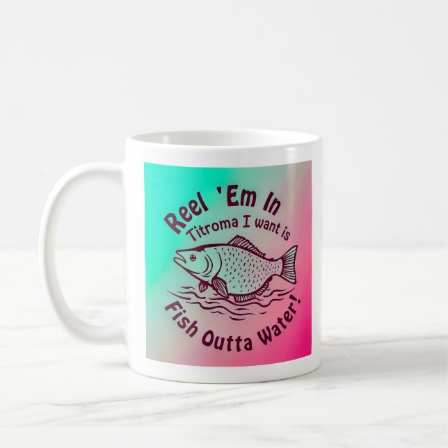 Fish Outta Water Coffee Mug (Left)