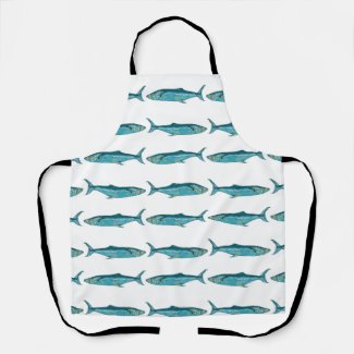 Fish Pattern Apron