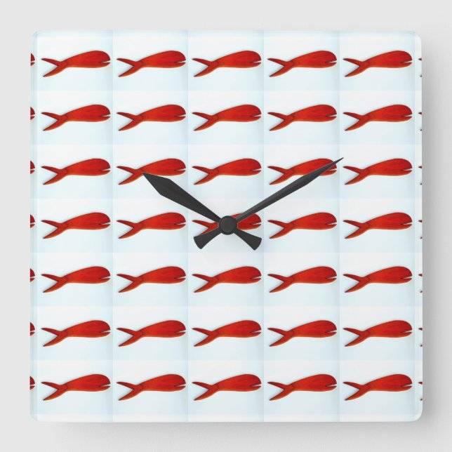 fish pattern clock (Front)