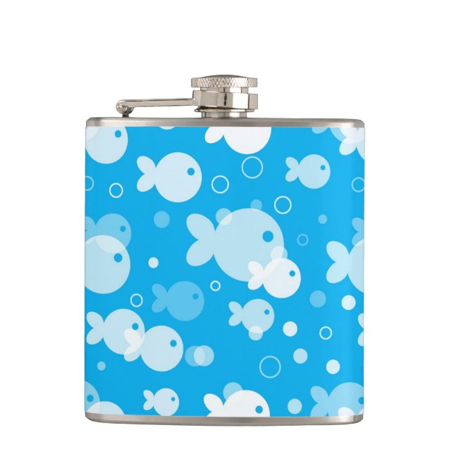 fish pattern flask (Front)