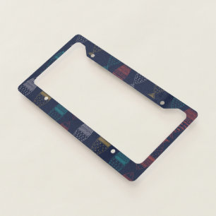 Fish Pattern License Plate Frame