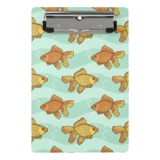 Fish-pattern Mini Clipboard (Front)