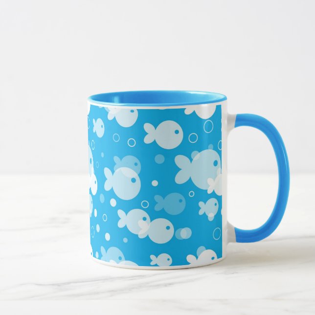 fish pattern mug (Right)