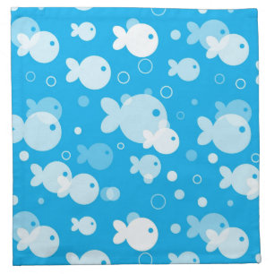 fish pattern napkin