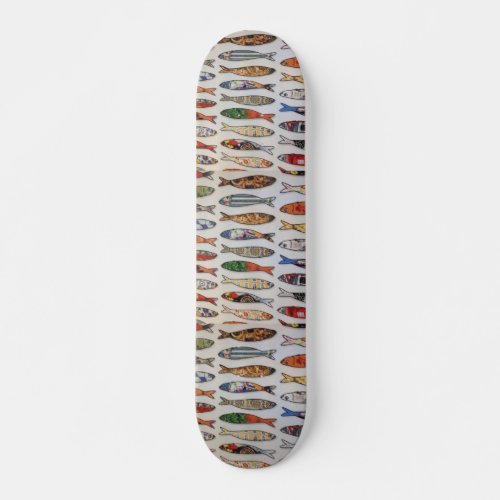 Fish Pattern Skateboard Deck