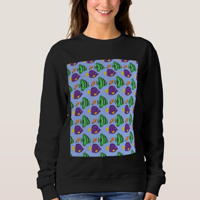 Fish Pattern Sweatshirt (Front)