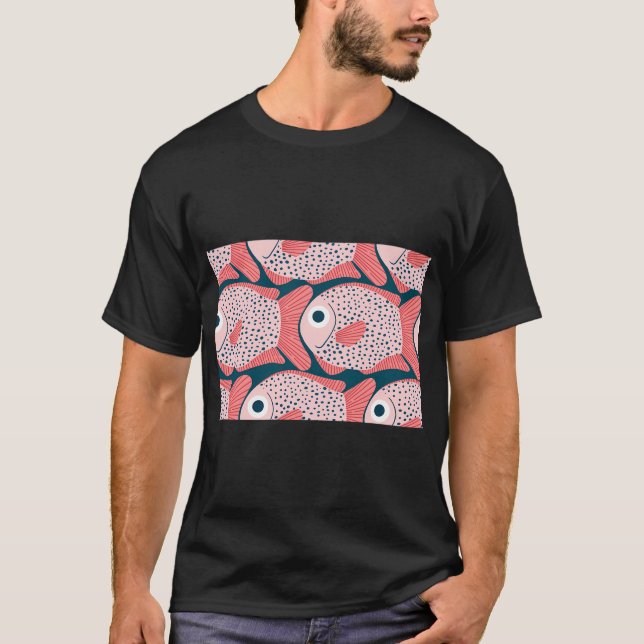Fish pattern T-Shirt (Front)