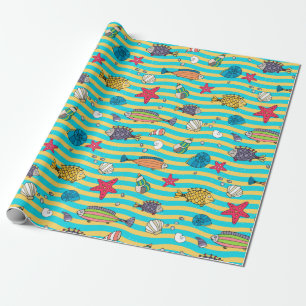 Fish Pattern Wrapping Paper